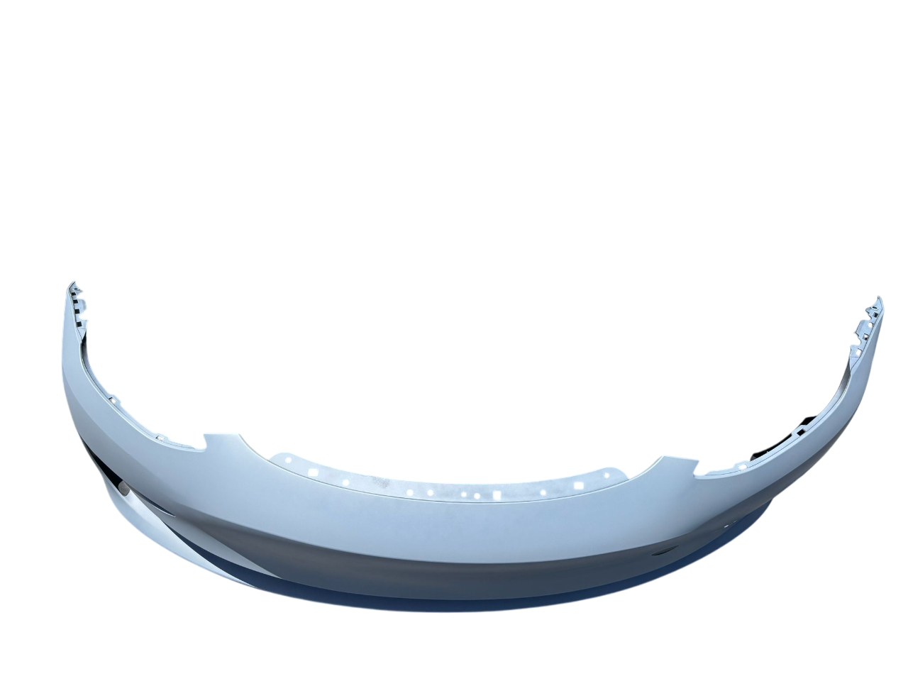 For Tesla Model 3 2021-2023 Front Bumper Cover w/o Sensor Holes - w/ cap