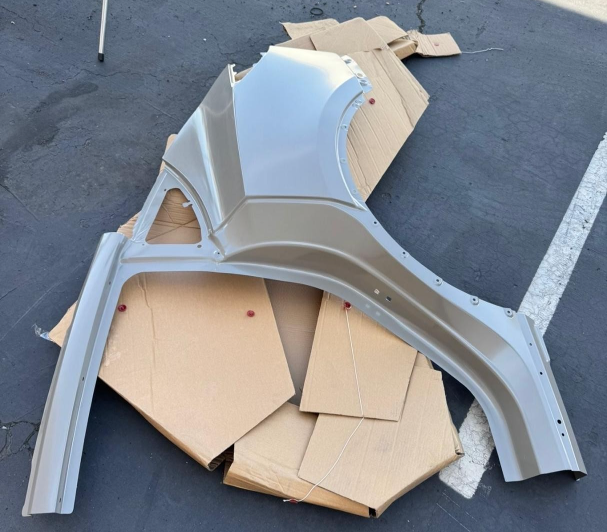 For Tesla Model Y 2020-2024 Rear Left Quarter Panel - 1549230-S0-A