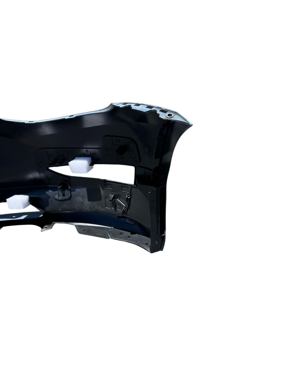 For Tesla Model 3 2021-2023 Front Bumper Cover w/o Sensor Holes - w/ cap