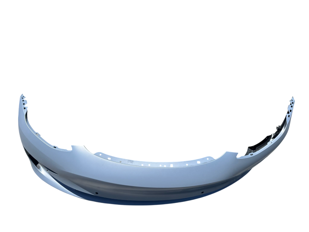 For Tesla Model 3 2017-2020 Front Bumper Cover w/ Sensor Holes and tow hitch cap