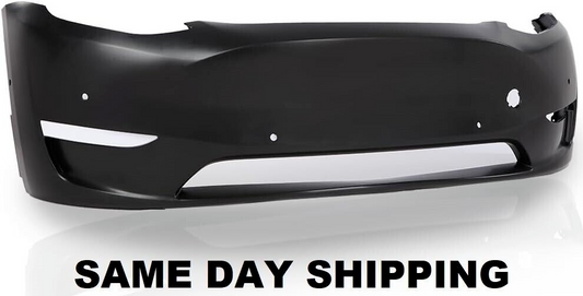 Fits Tesla Model Y 2020-2021 Front Bumper Cover with Sensor Holes - 1493736-S0-A