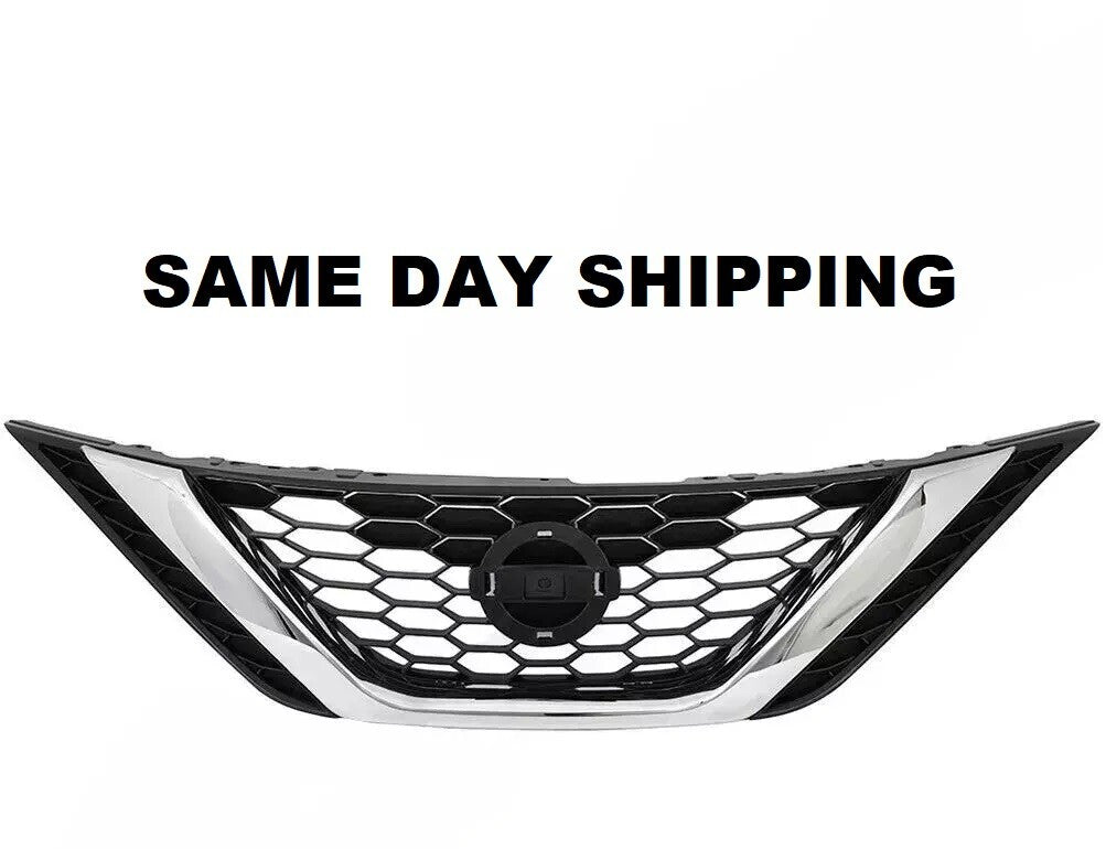 For Nissan Sentra 2016-2018 Front Bumper Upper Chrome Grille - 623104AF0A