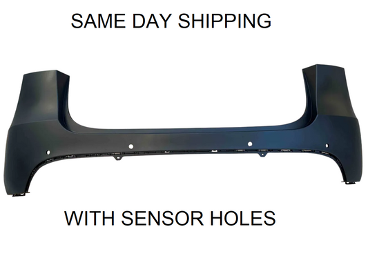 For Tesla Model Y 2020-2021 Rear Bumper Cover with Sensor Holes 1494005-00-B