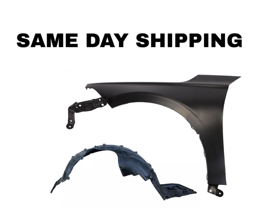 For Honda Civic 2022-2025 Primed Fender and Fender liner - Left Driver Side