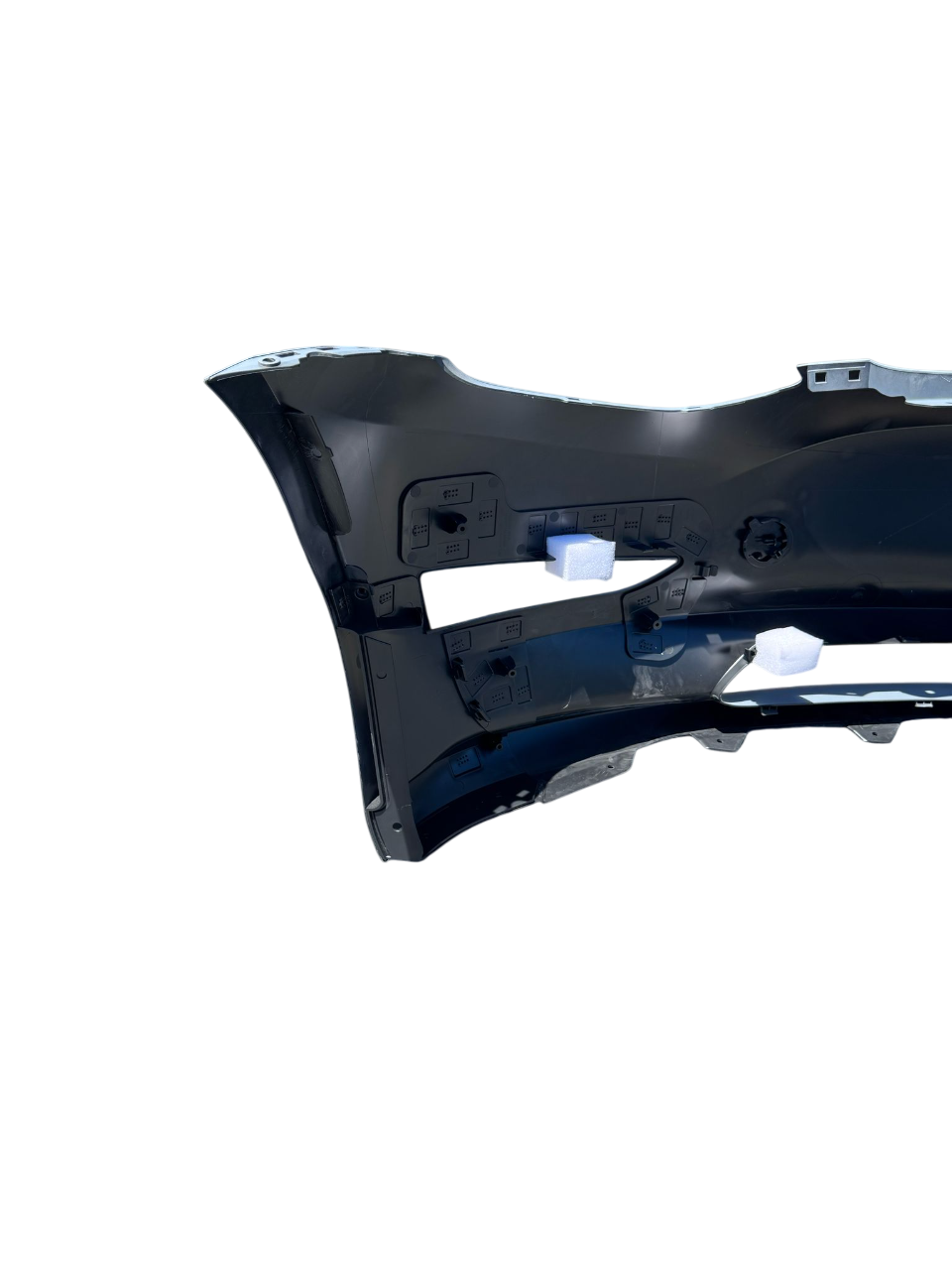 For Tesla Model 3 2021-2023 Front Bumper Cover w/o Sensor Holes - w/ cap